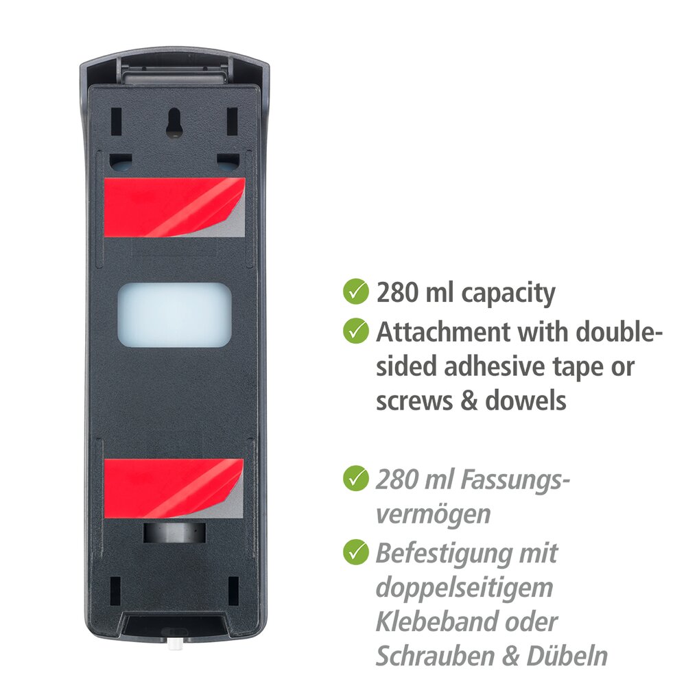 Desinfecterende dispenser Ranera S Zwart