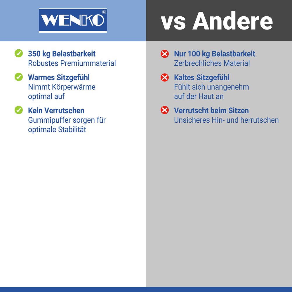 WC-Sitz Mod. Bambus Dunkel  aus echtem Bambus