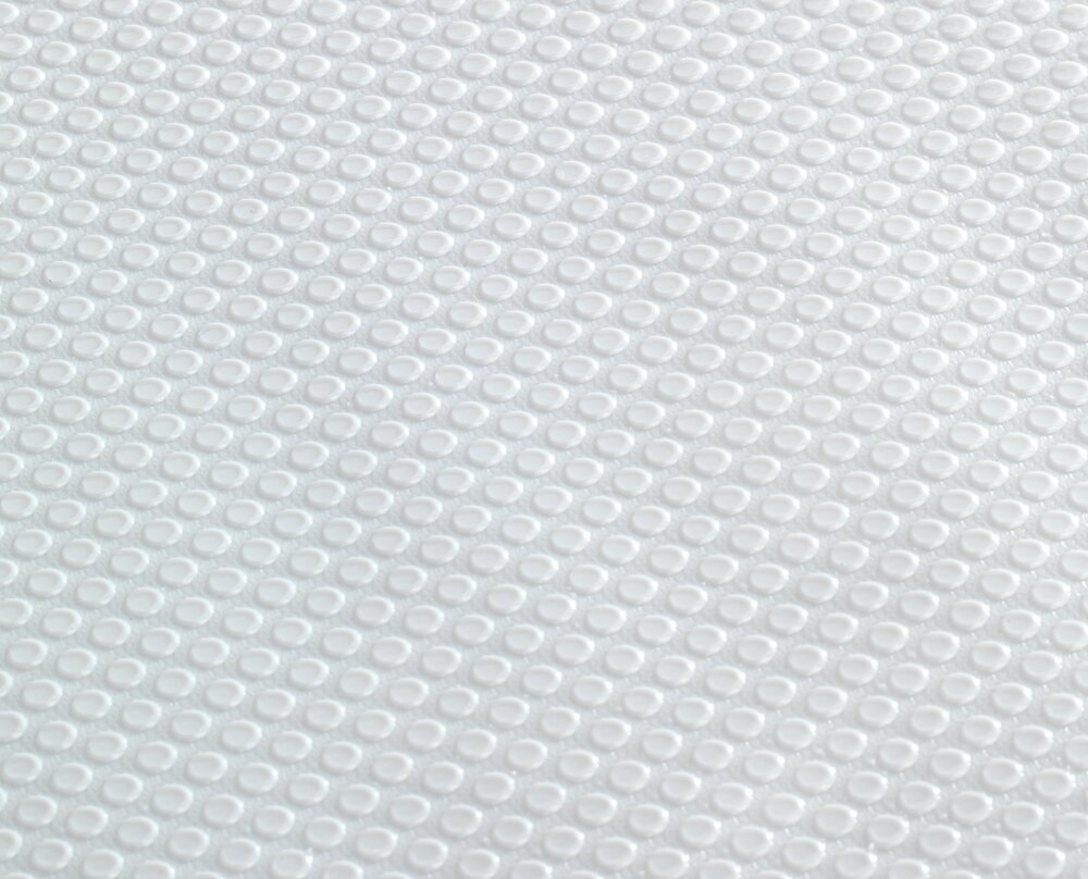 Anti-Rutsch-Matte 150x50cm, weiß, EVA, Noppen, 3er Set  geräuschdämpfend und zuschneidbar