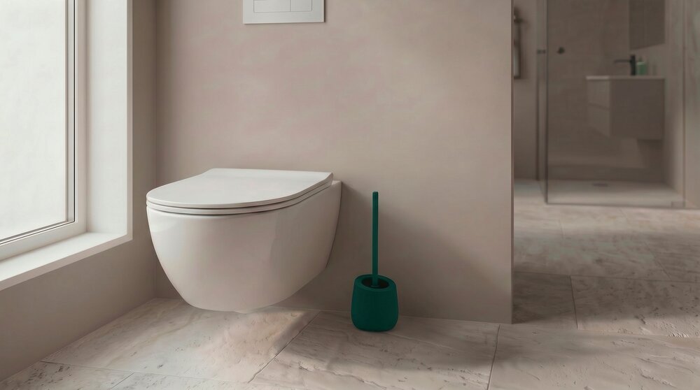 WC-set Badi Donkergroen keramiek