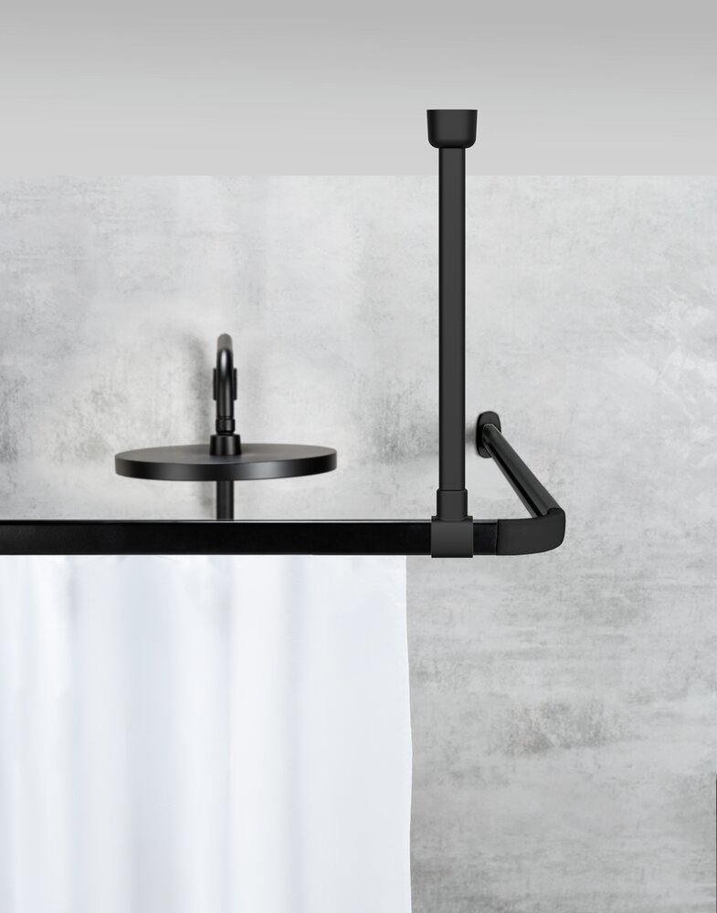 Deckenstütze Mod. JETE Schwarz  58 cm