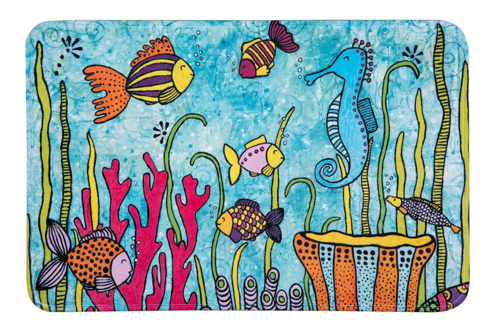 Badematte Mod. Rollin'Art Ocean Life  45 x 70 cm