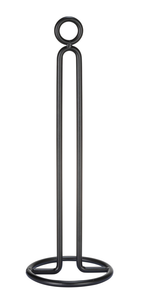 Küchenrollenhalter Mod. Kylie, schwarz, Metall, Ø12,5x32,5 cm  schlichtes design, robust und langlebig