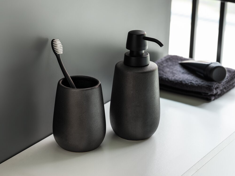 Bad-Accessoire Set Mod. Nerno, 2-teilig  aus hochwertiger Keramik
