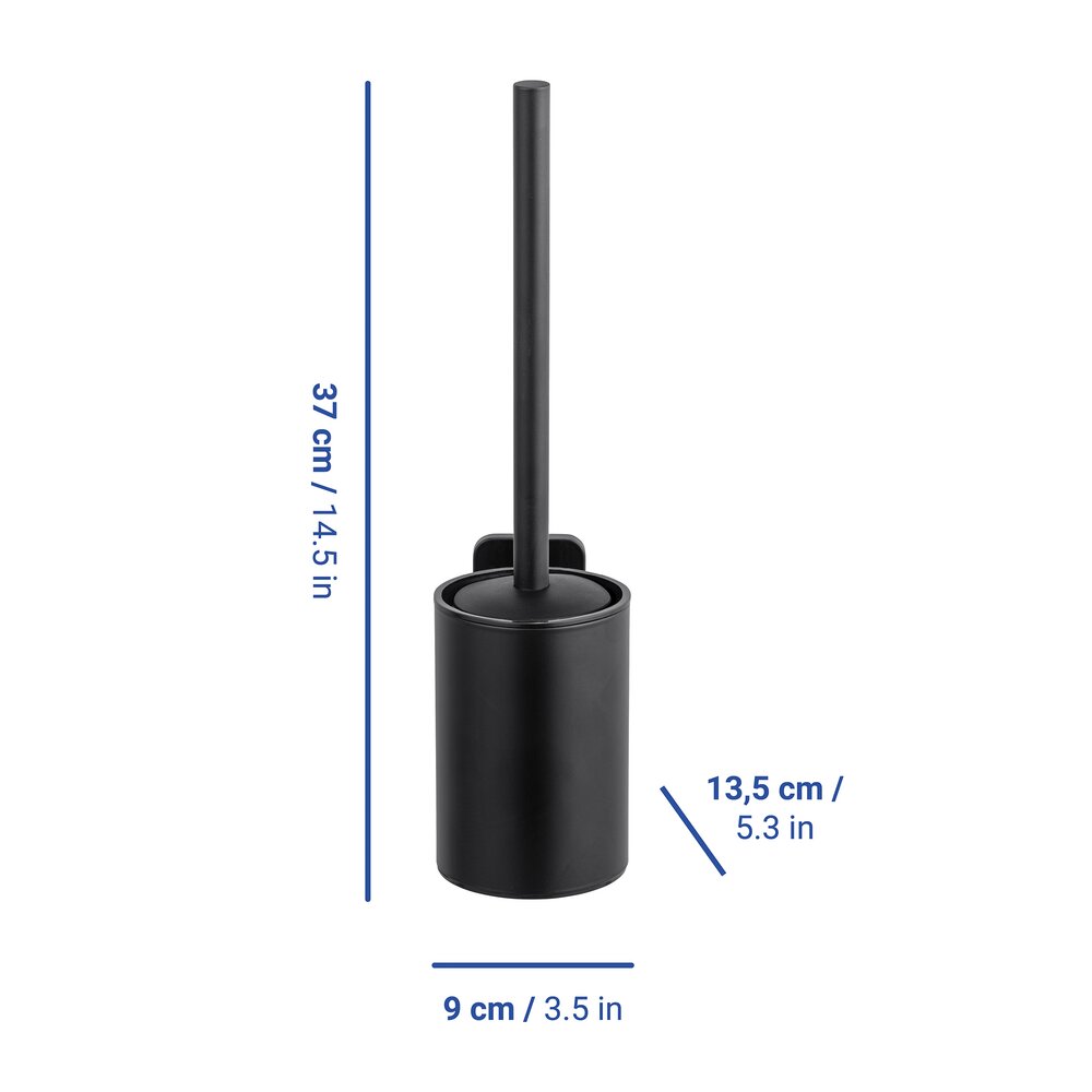 Turbo-Loc® brosse WC Mod. Porto Black  montage sans perçage