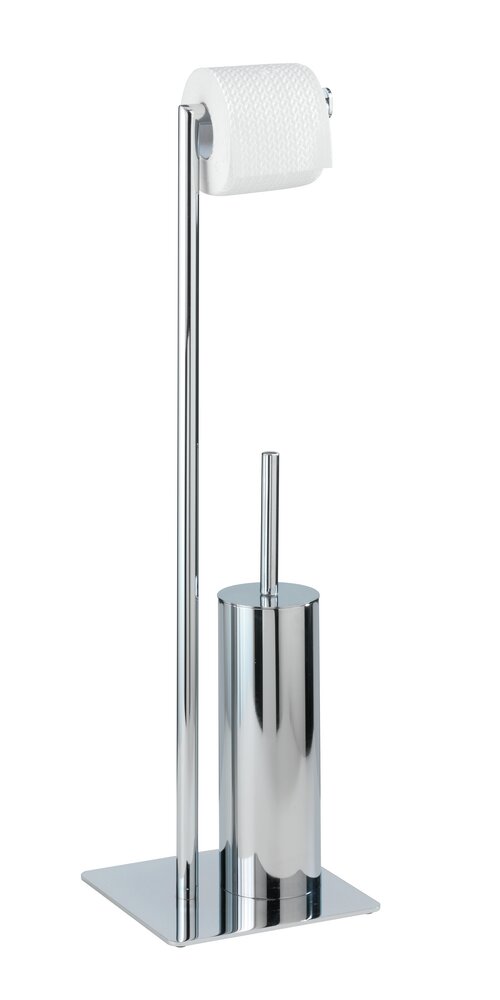 Serviteur WC, brosse WC et dérouleur papier toilette, Recco  Porte-brosse WC et porte-papier toilette