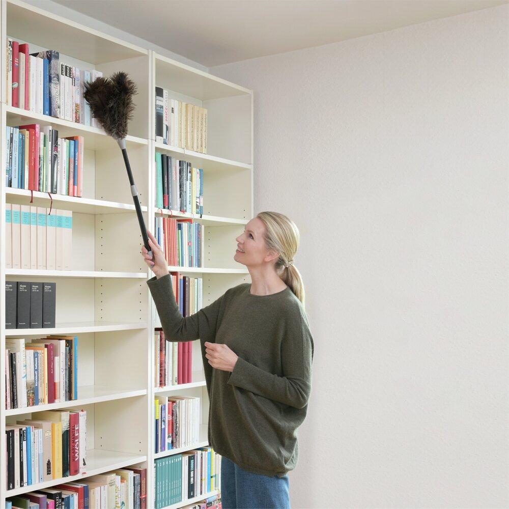 Teleskop Straußenfeder Staub-Magnet  wie ein Staubmagnet