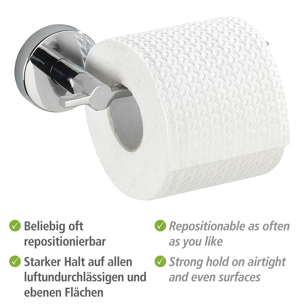 Vacuum-Loc® Toilettenpapierrollenhalter Mod. Capri  Befestigen ohne bohren