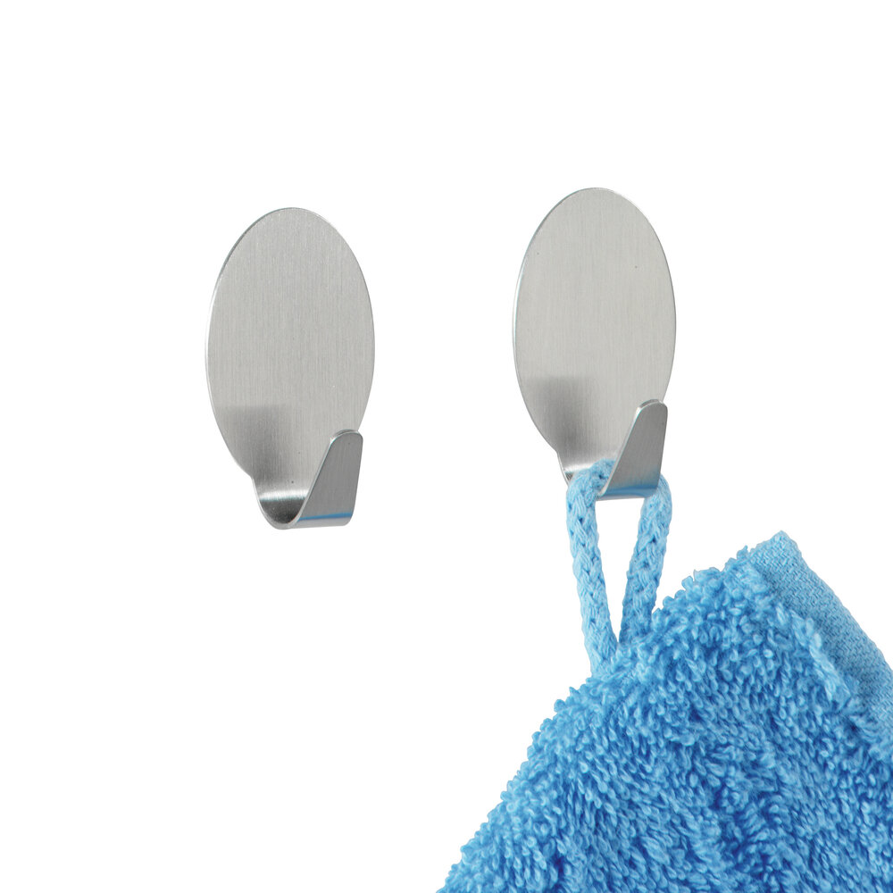 Strip-it® Maxi-Wandhaken, 2er Set  Edelstahl rostfrei