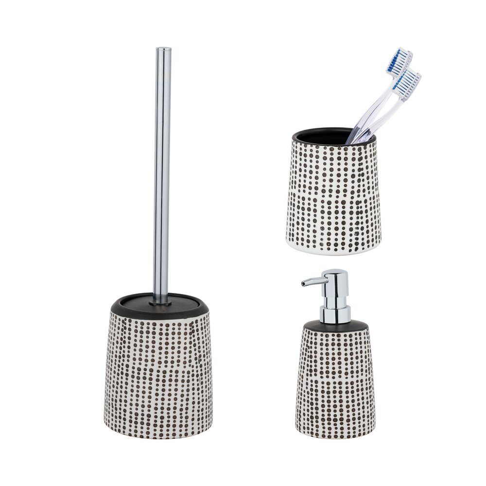 Keramik Bad-Accessoire Set Mod. BRENTO  3-teilig