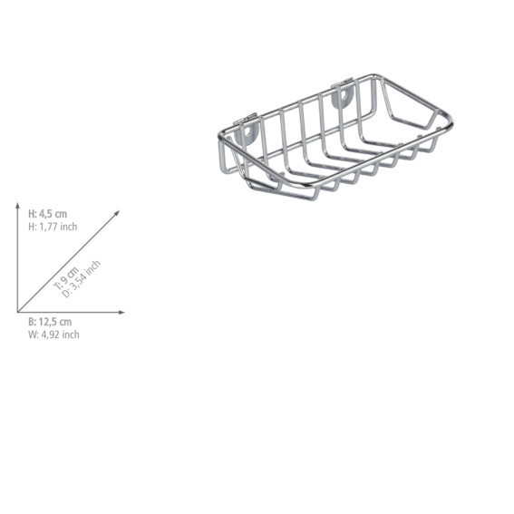 Seifenablage Mod. Ceres Chrom  idealer Wasserablauf