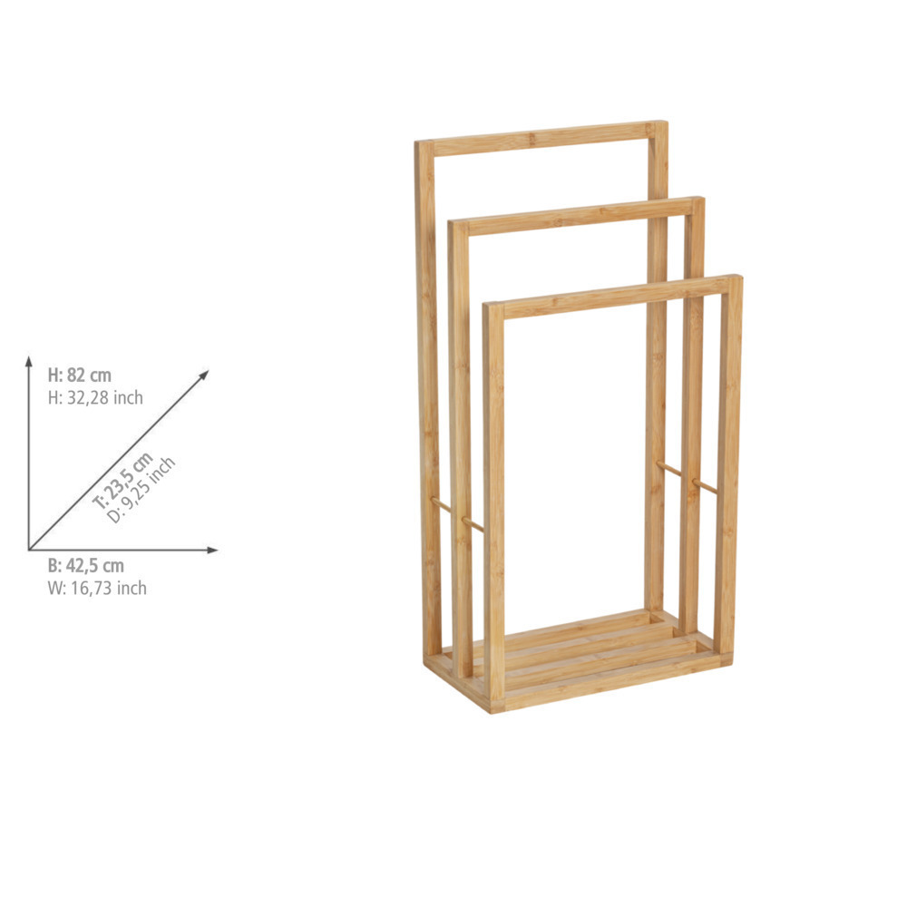 Handtuchbutler Mod. Bambusa  Handtuchständer aus FSC® zertifiziertem Bambus