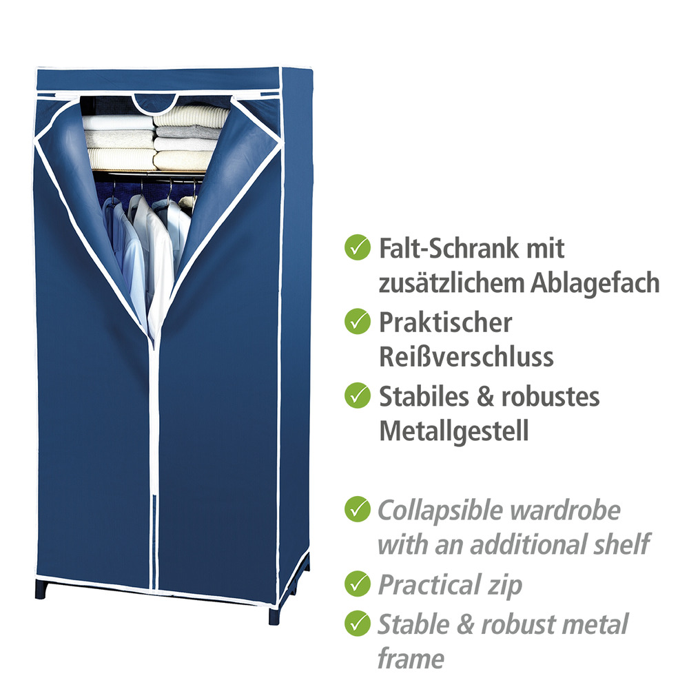 Kleiderschrank Air mit Ablage  Stoffschrank, Faltschrank