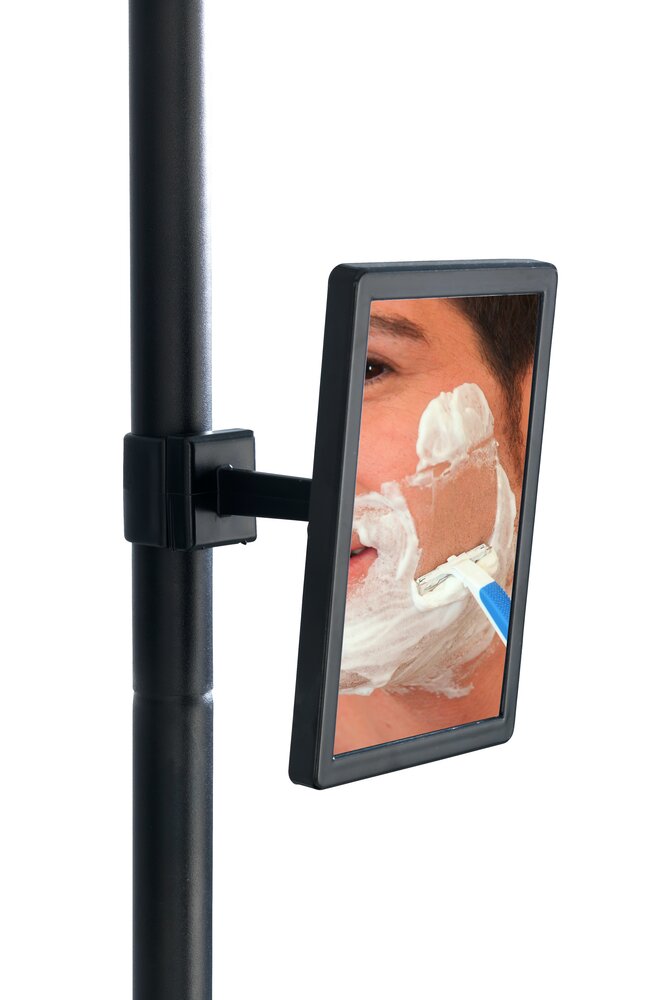 Telescopische douchehoek Premium Big Zwart