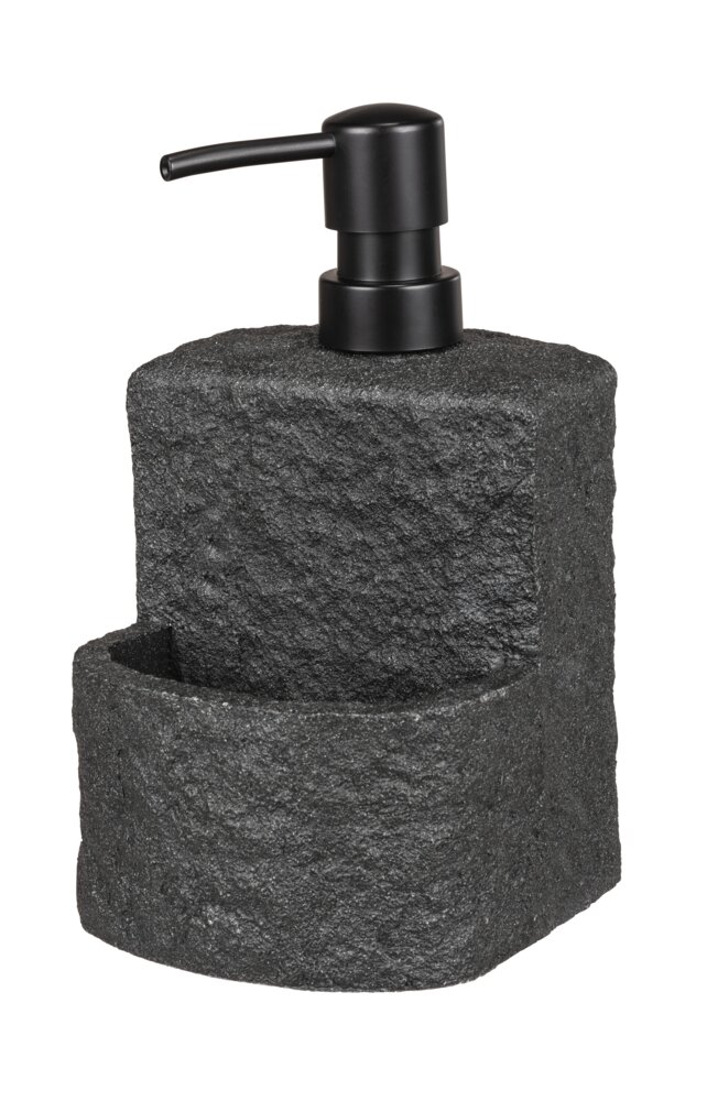 Spülmittelspender Mod. Festival Stone Schwarz  Seifenspender