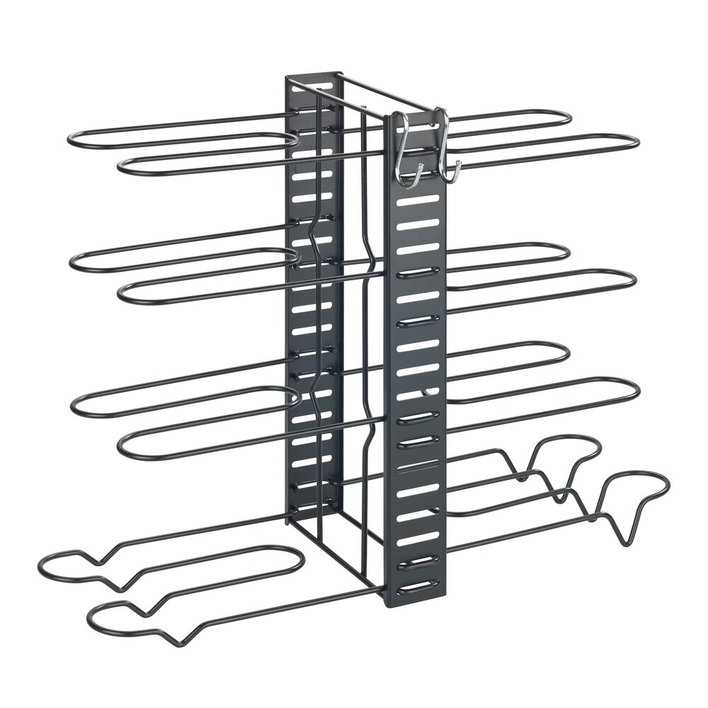 Pfannen- und Topf-Organizer 3in1  platzsparend, für bis zu 8 Töpfe, Pfannen oder Deckel