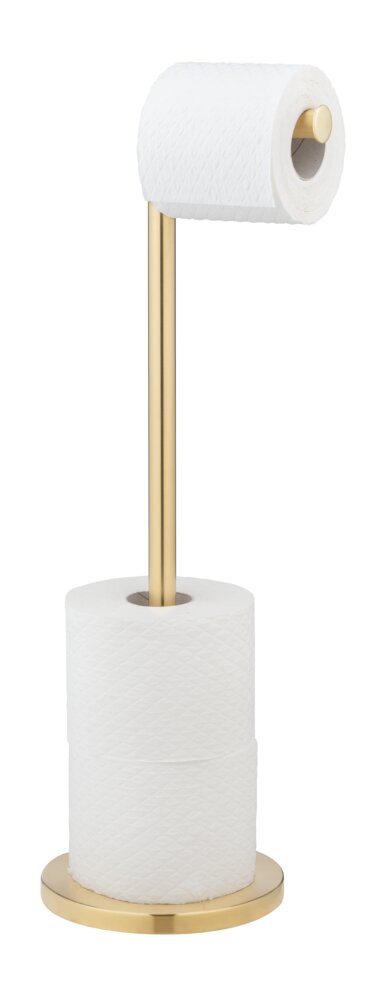 Stand Toilettenpapierhalter 2 in 1  platzsparend, für bis zu 4 Ersatzrollen