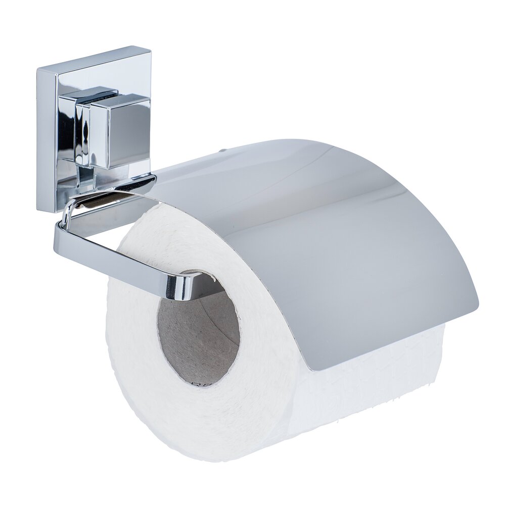 Vacuum-Loc® WC-Set Mod. Quadro, WC-Garnitur und Toilettenpapierhalter, 2-teilig  WC-Garnitur und Toilettenpapierhalter, rostfrei