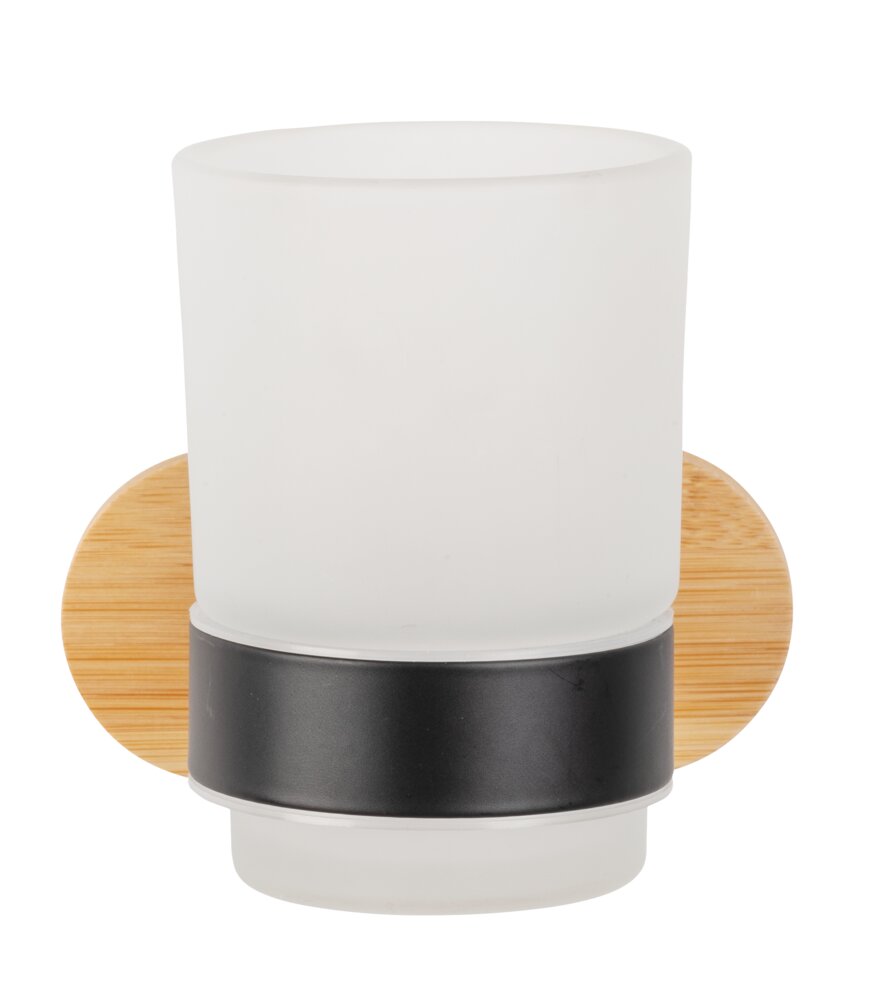 Turbo-Loc® Porte gobelet   Gobelet amovible en verre satiné