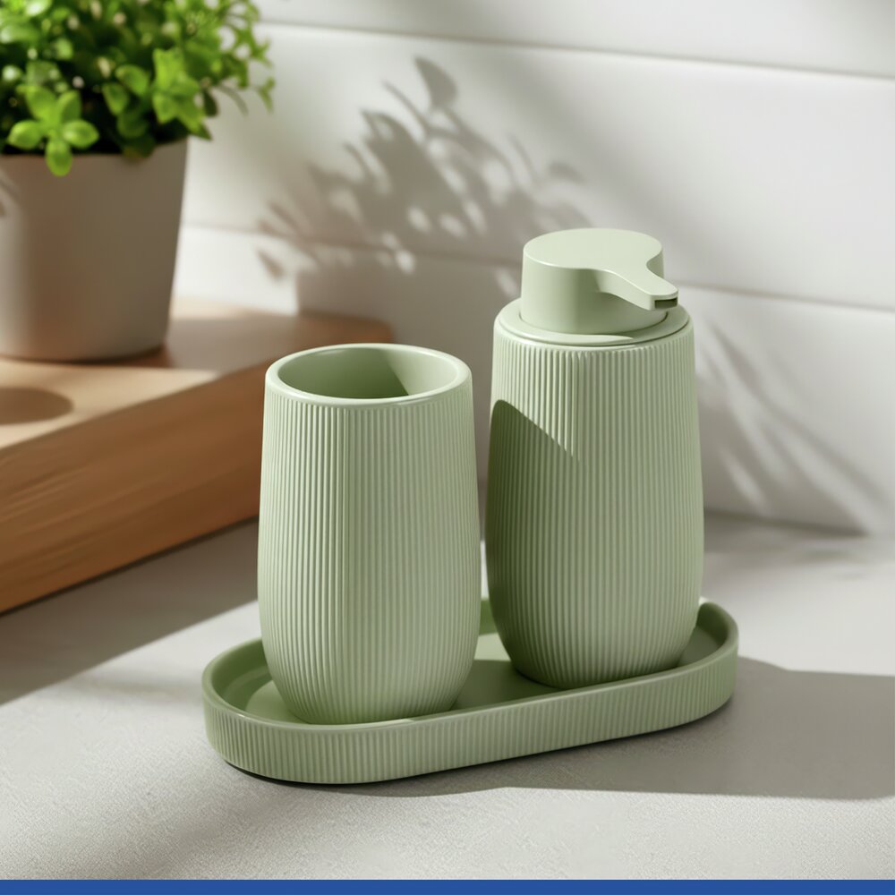 Vide-poche Mod. Fablo Vert  en céramique de haute qualité, polyvalent