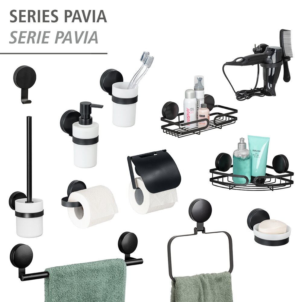 Static-Loc® Plus badlakenrek Pavia Zwart
