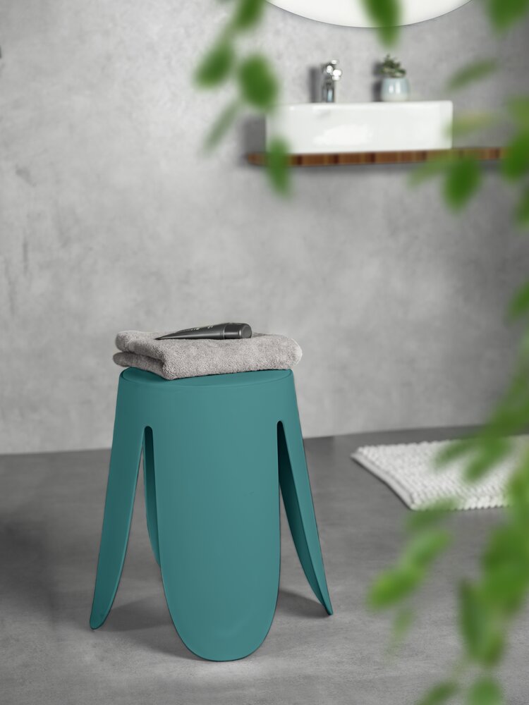 Badhocker Mod. Comiso Petrol matt  belastbar bis 180 kg