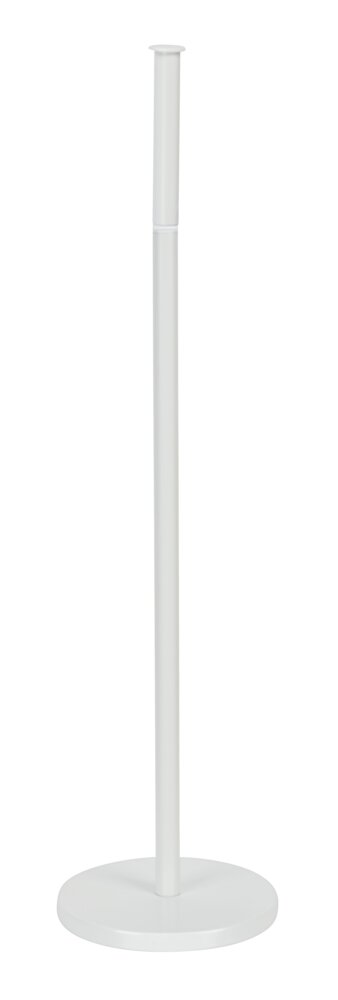 Stand Toilettenpapierhalter 2 in 1 Weiß  platzsparend, für bis zu 4 Ersatzrollen