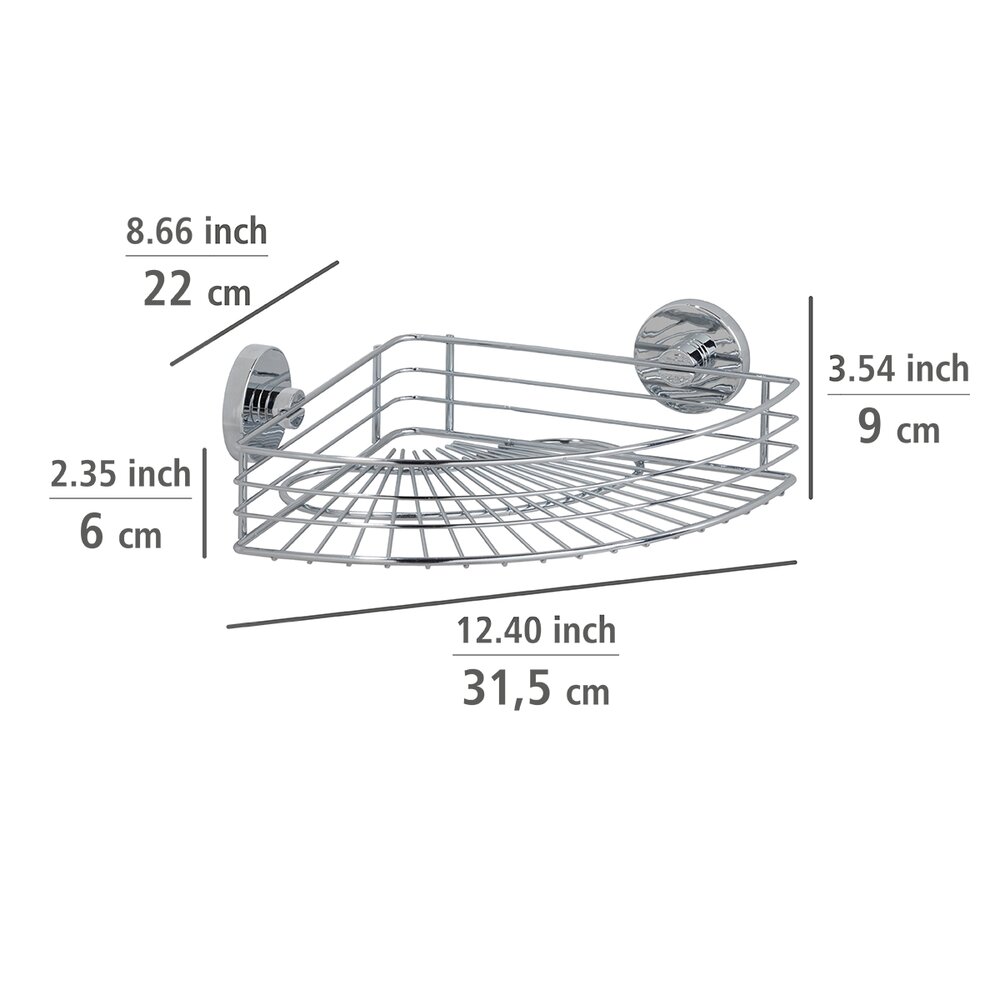 Turbo-Loc® étagère Maxi acier inox, fixer sans percer | 21778100 Turbo-Loc® étagère Maxi acier inox, fixer sans percer | 21778100