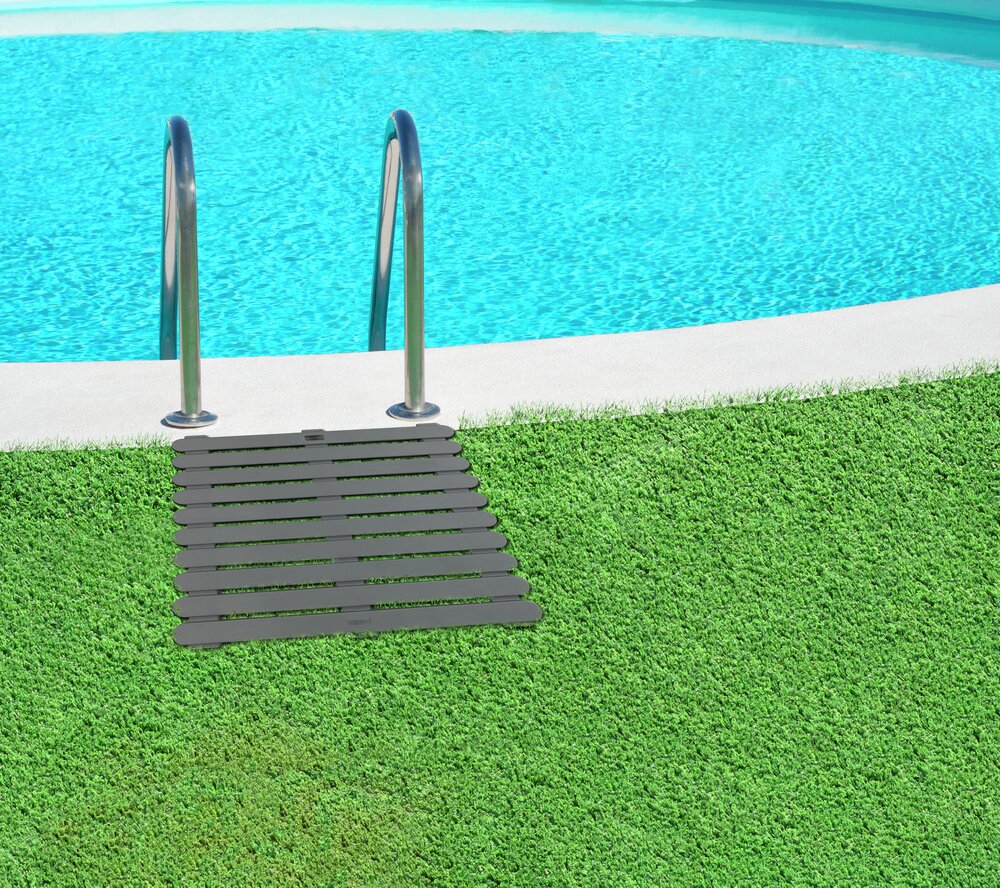 Duschmatte Mod. Indoor & Outdoor Grau  55 x 55 cm