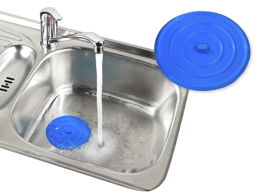 Abfluss-Stöpsel Universal  passt in alle Standardwannen und Spülbecken