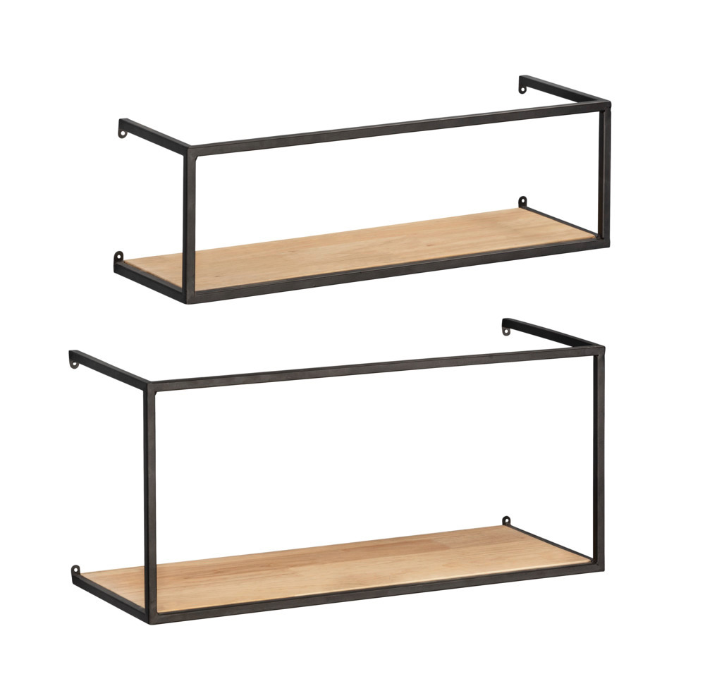 Wandregal Mod. Geo, 2er Set  2 Wandregale in verschiedenen Größen