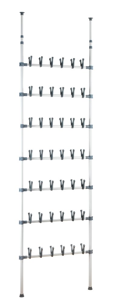 Teleskop Schuhregal Mod. Atlas  für 42 Paar Schuhe