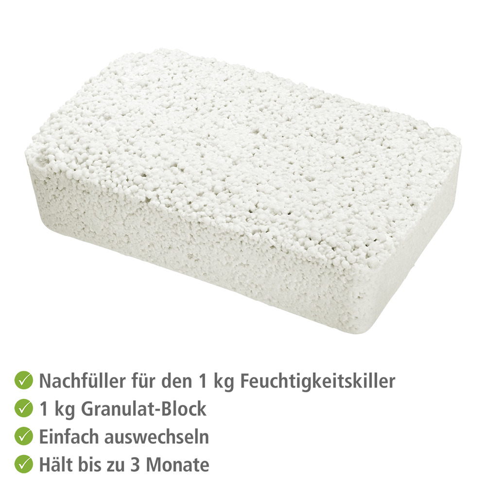 Feuchtigkeitskiller 6x 1kg Nachfüllpack, 6er Set  Luftentfeuchter Nachfüllpack