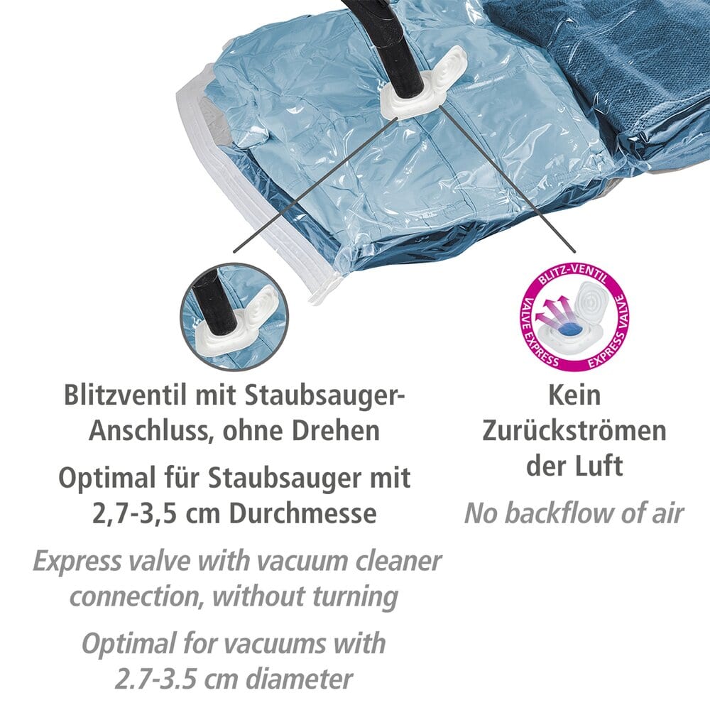 Vakuum Beutel Set: perfekte Aufbewahrung für Deine Kleidung