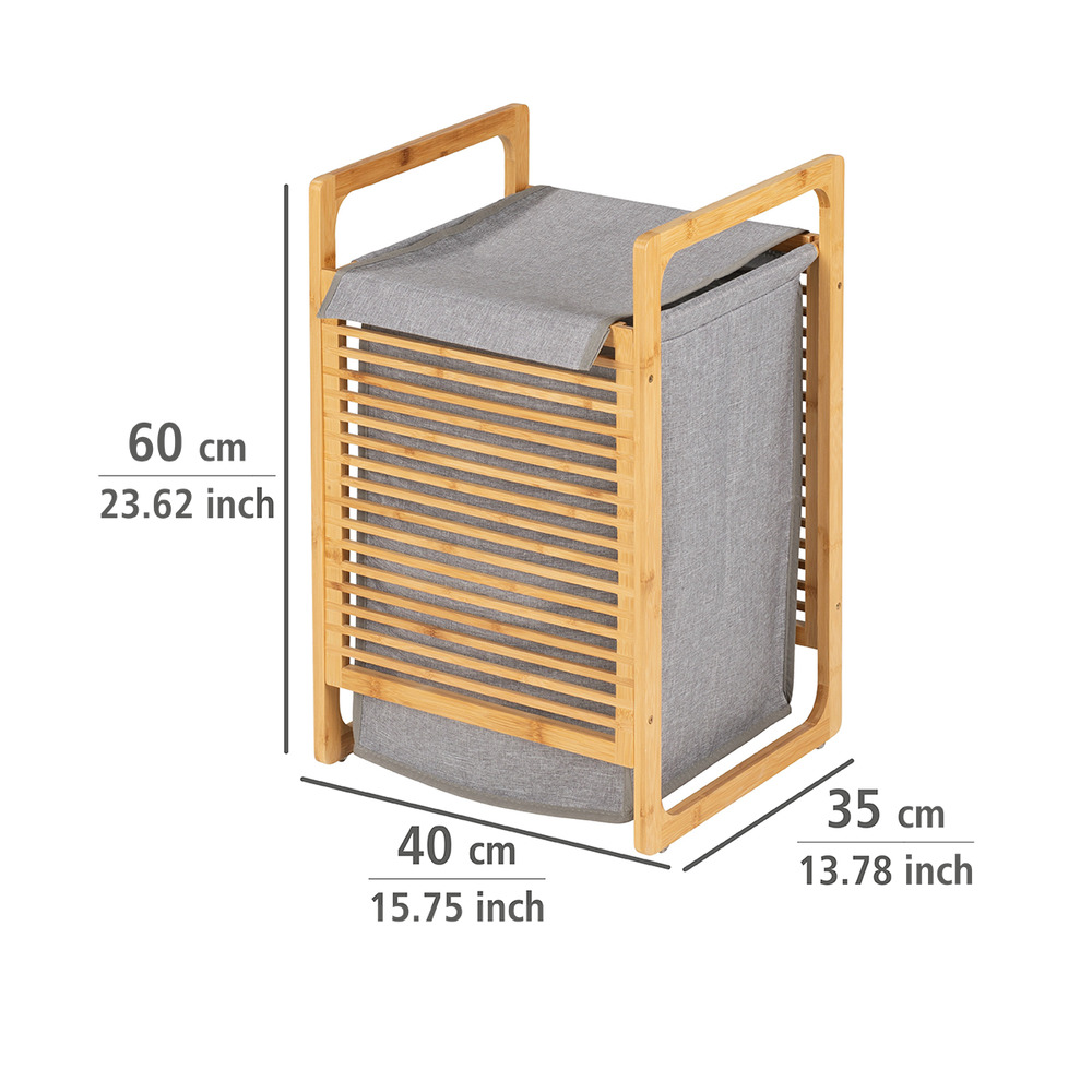 Wäschetruhe Mod. Bahari  Wäschekorb, 43 l, Bambus