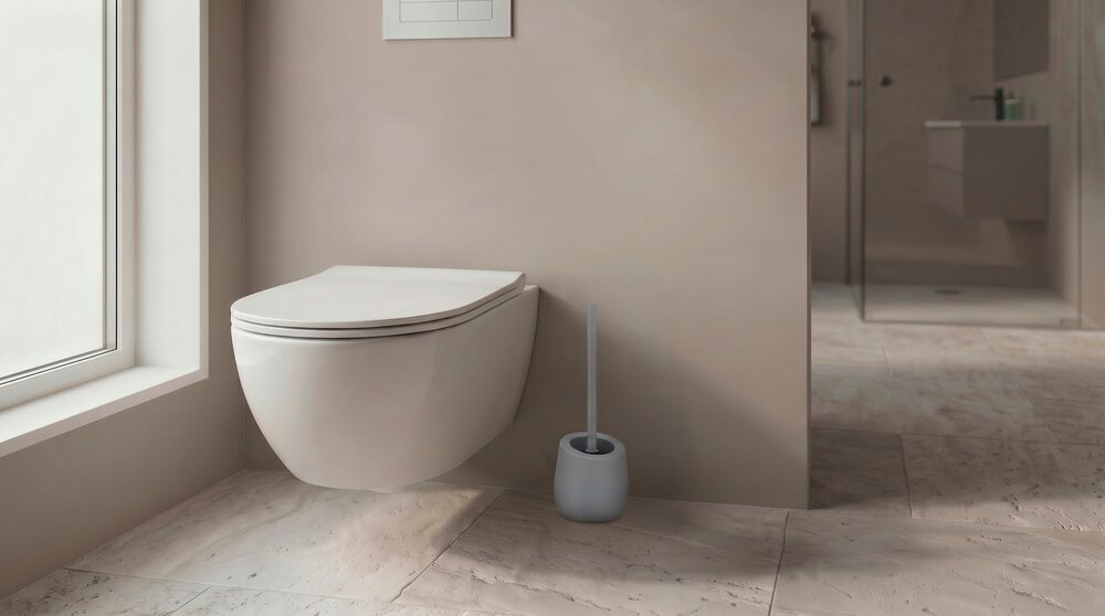 WC Badi grijs keramiek