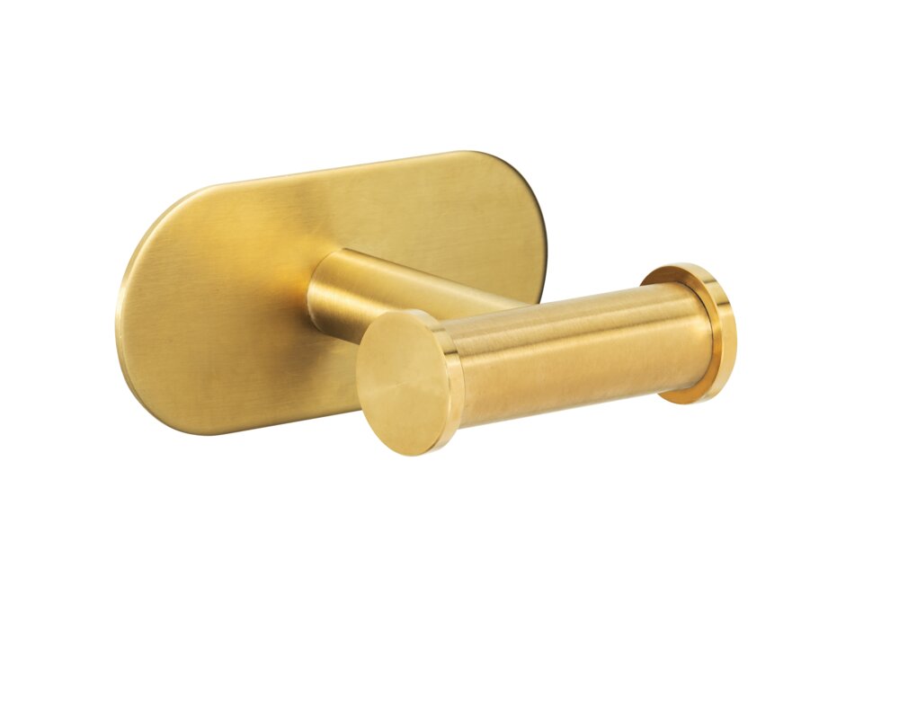 Turbo-Loc® Wandhaken Mod. Orea Duo Gold Matt  Befestigen ohne Bohren