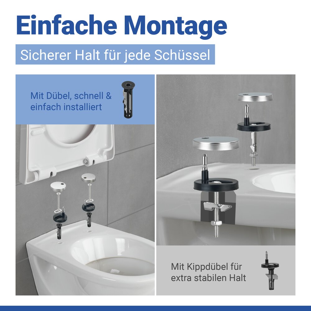 Toiletbril Mod. Palma Wit