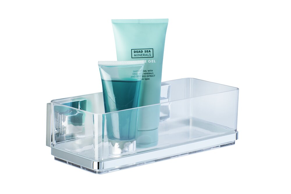 Vacuum-Loc® Edelstahl Wandablage Mod. Quadro  Befestigen ohne bohren