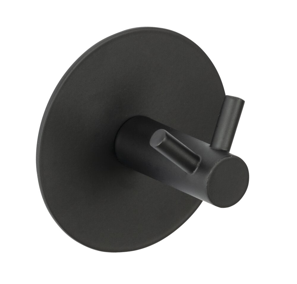 Wandhaken Duo Mod. MELETO, Schwarz  2er Set