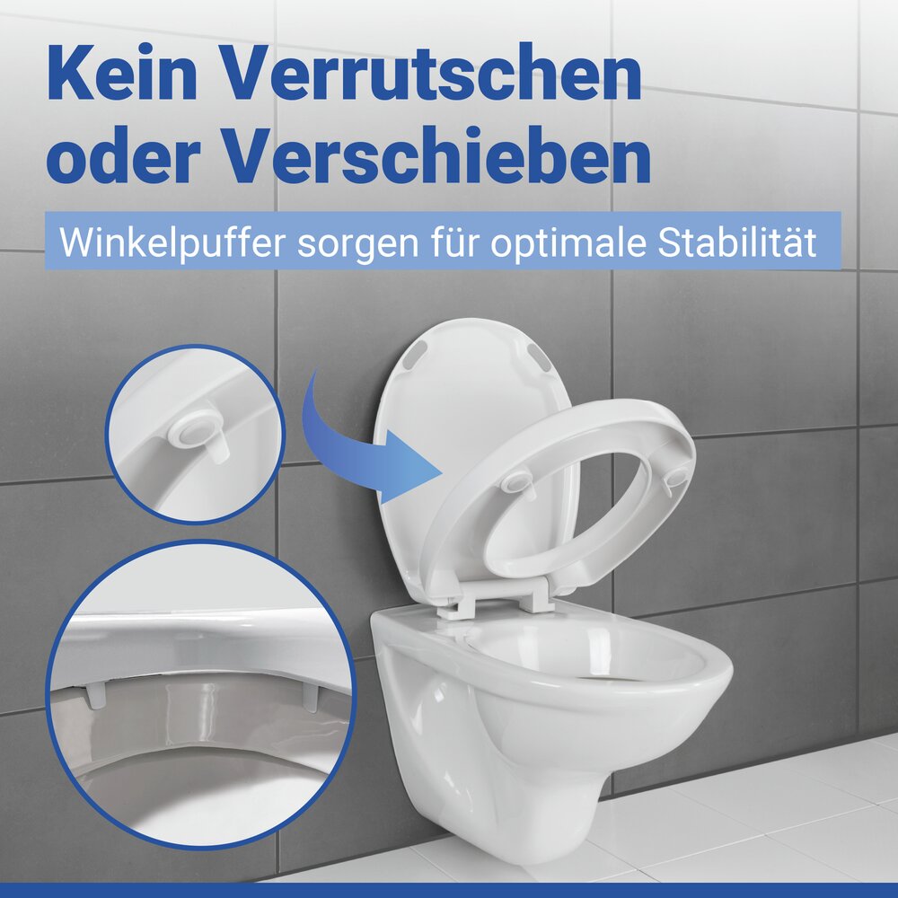 Abattant Secura Easy-Close  abaissement automatique