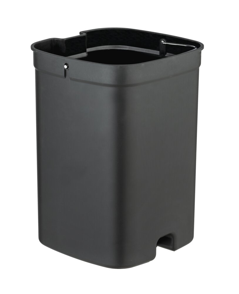Treteimer Mod. Davos, Schwarz 6,5 L  Kosmetikeimer, Abfalleimer