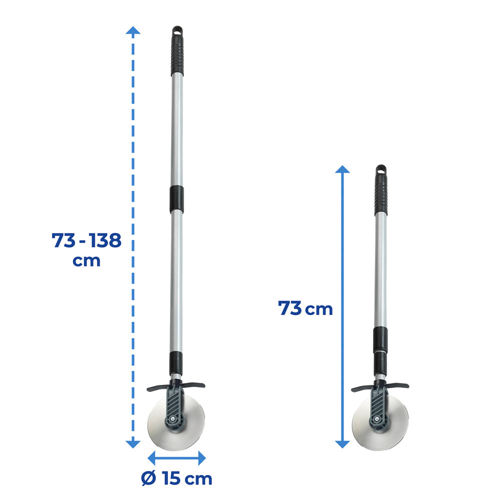 Rasenkanten-Roller Mod. Cut mit Teleskopstiel  ausziehbar von 56 bis 122 cm