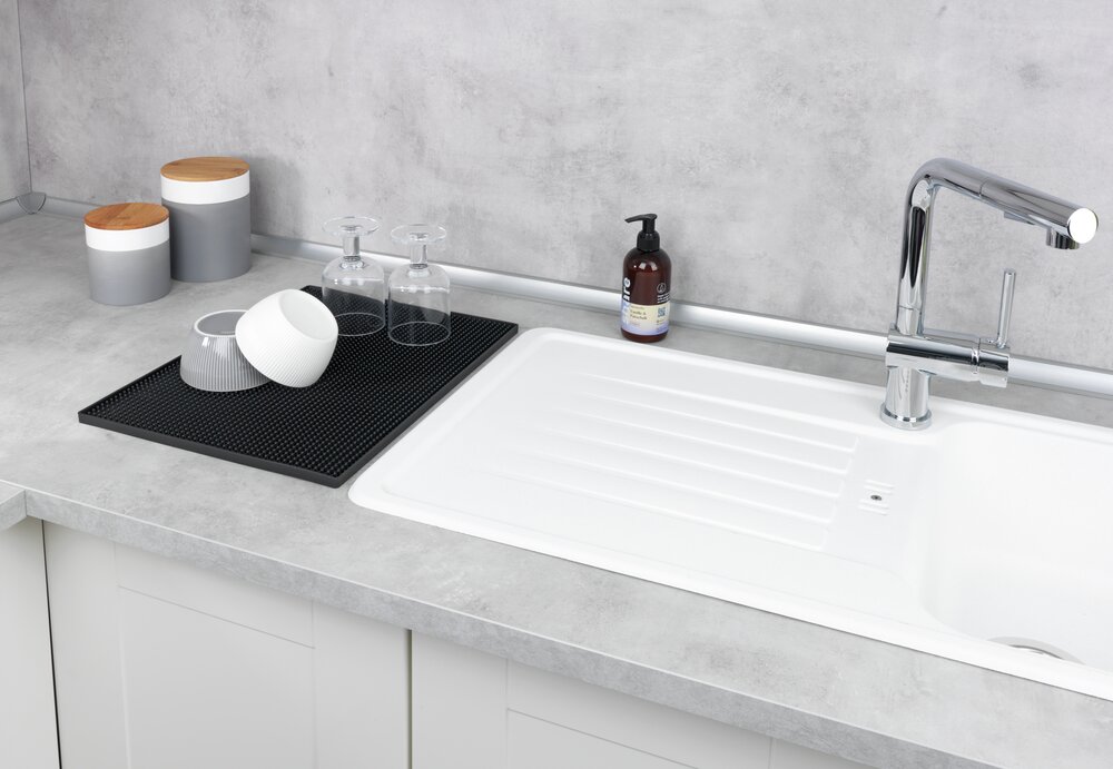 Tapis égouttoir Maxi  40 x 30 cm, noir