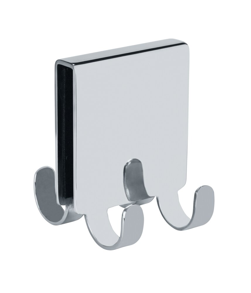 Crochet de douche double Brola Brillant  pour les parois de douche