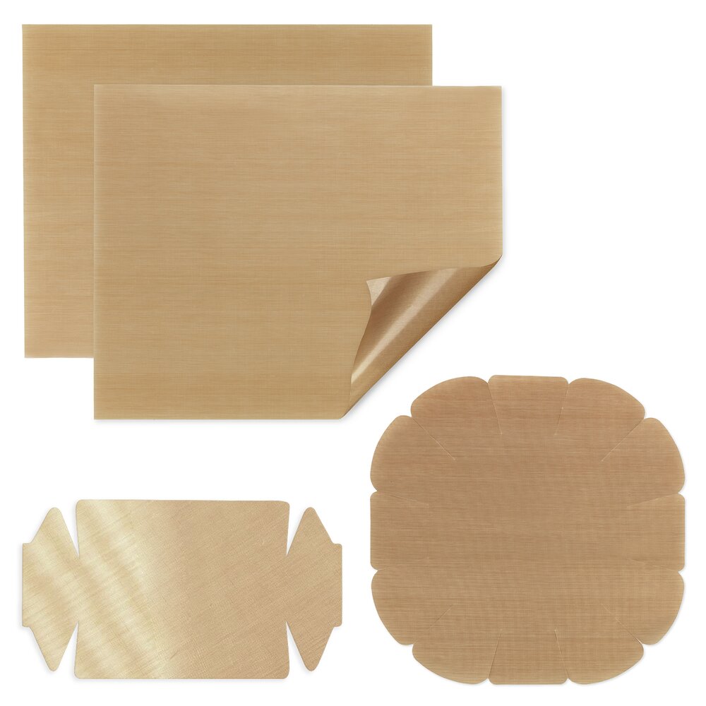 Antihaft-Backform-Zuschnitt, 4tlg  mehrfach wiederverwendbar