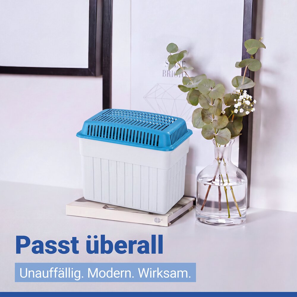 Déshumidificateur d'air 2 kg Bleu  pour pièces jusqu'à 160 m³