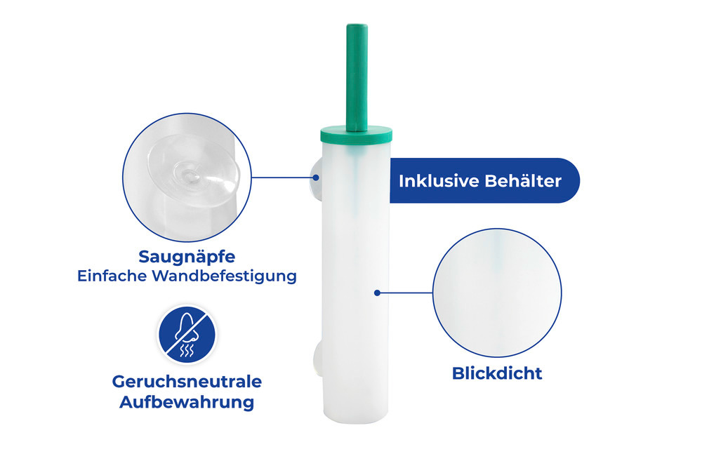 Urin-Flasche Unisex  mit Reinigungsbürste