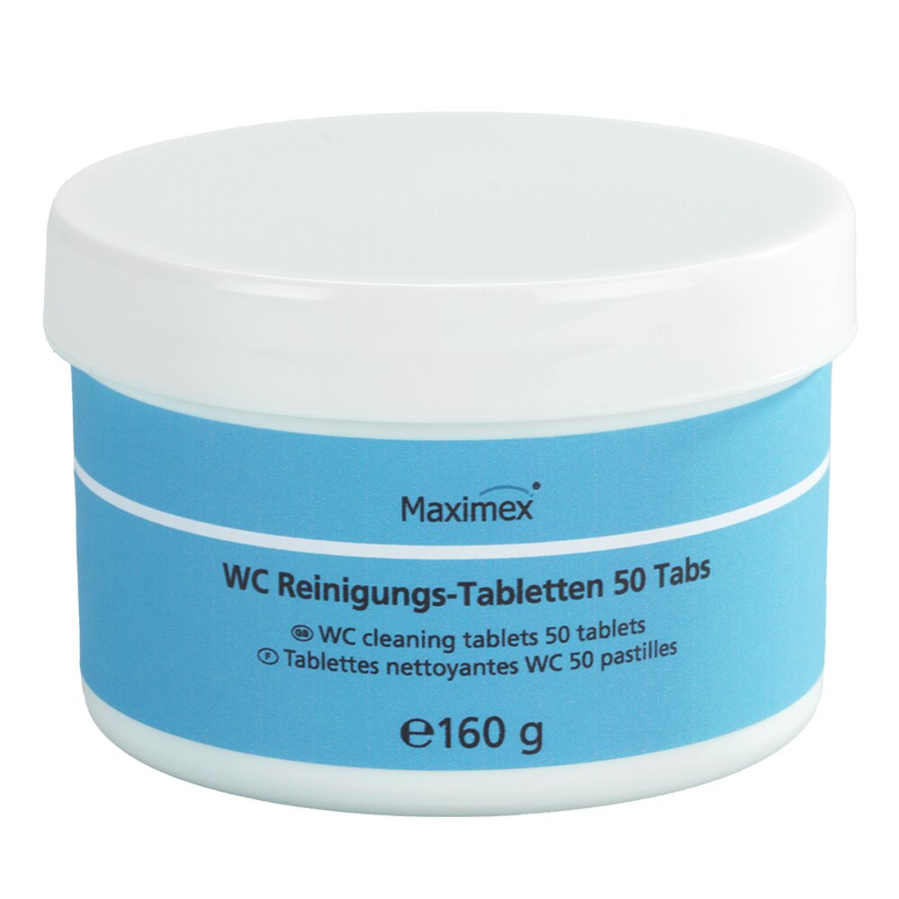 WC-Reinigungstabletten, 50er Set  stark gegen Urin, Kalk, Rost und Verfärbungen