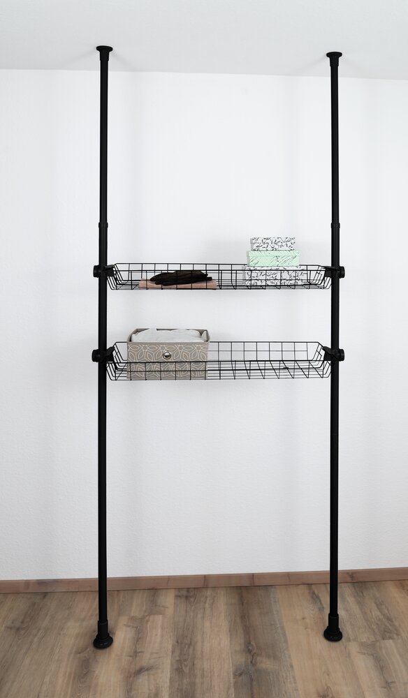 Korb Mod. Herkules Schwarz 2er Set  passend zum Teleskop-System Herkules